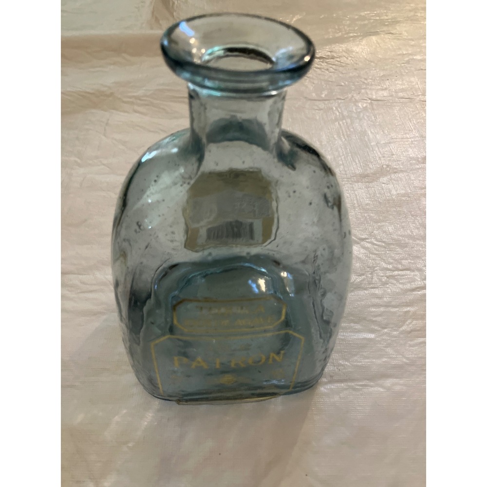 Patron Anejo Tequila Empty Glass Bottle Collectible‎ Barware Display Decor